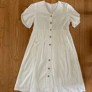 Roolee linen off white dress - size XL